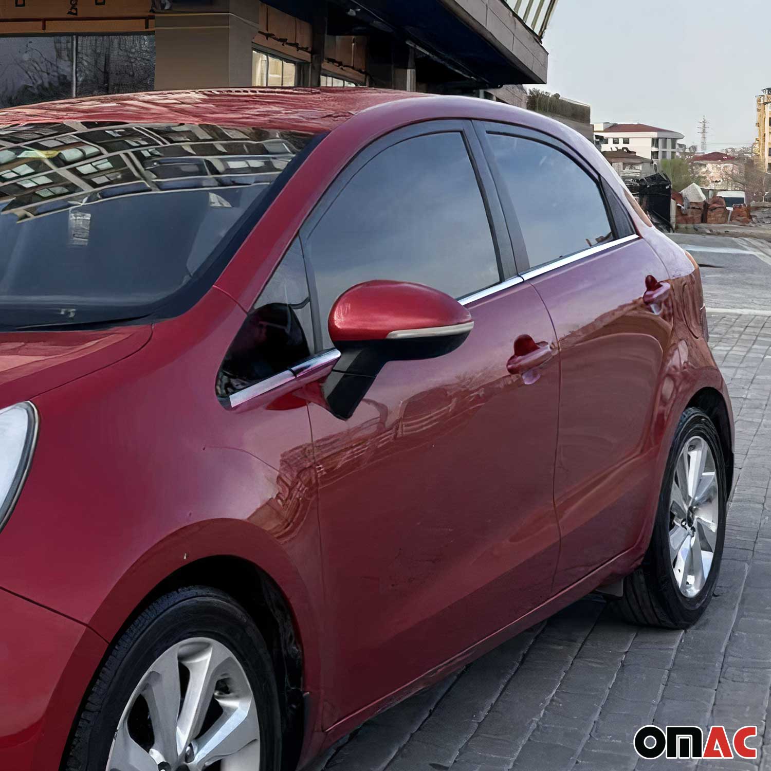 Garniture de Fenêtre pour Kia Rio HB 2011-2017 Acier Inox 6Pcs