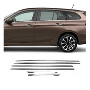 Baguettes pour contour Latérales pour Fiat Tipo Kombi 2015-2026 Chromé inox