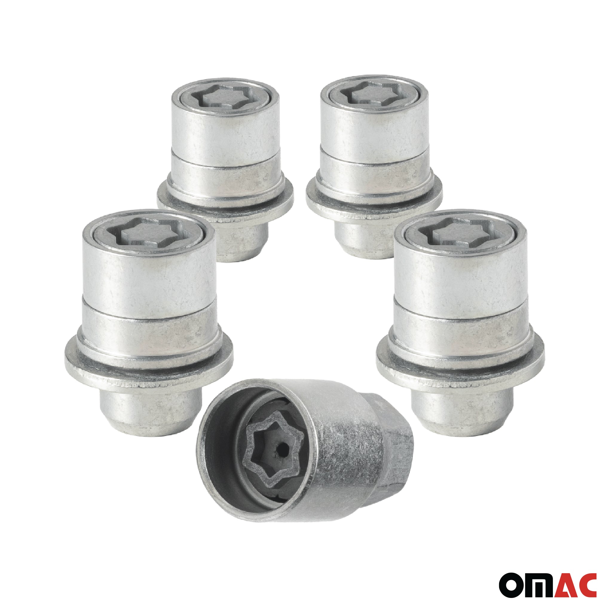 Vis de roue antivol pour Jaguar XF 2008-2024 Acier Gris lot de 4 M12X1,5