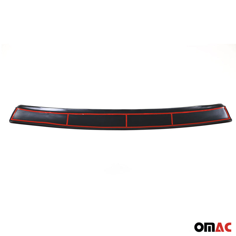 Protection Seuil de Pare-chocs Pour VW T6 2015-2022 Double porte ABS Noir