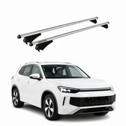 Menabo Barres de toit pour VW Tayron 2024-2026 Argenté Aluminium