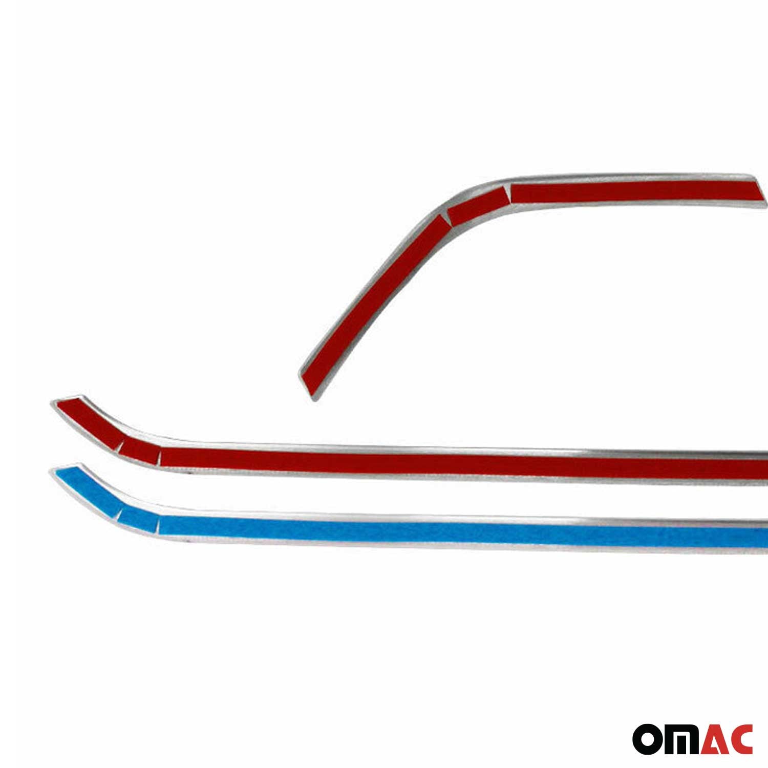 Moulure de Grille de Calandre pour Ford Transit 2018-2026 Chromé 4Pcs