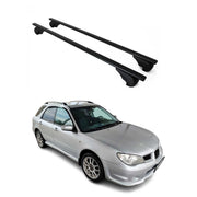 Barres de toit Transversales pour Subaru Impreza Break 2005-2010 Fer Noir