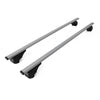 Barres de toit transversales pour Audi A4 B8 Allroad 2009-2016 Fer Argent