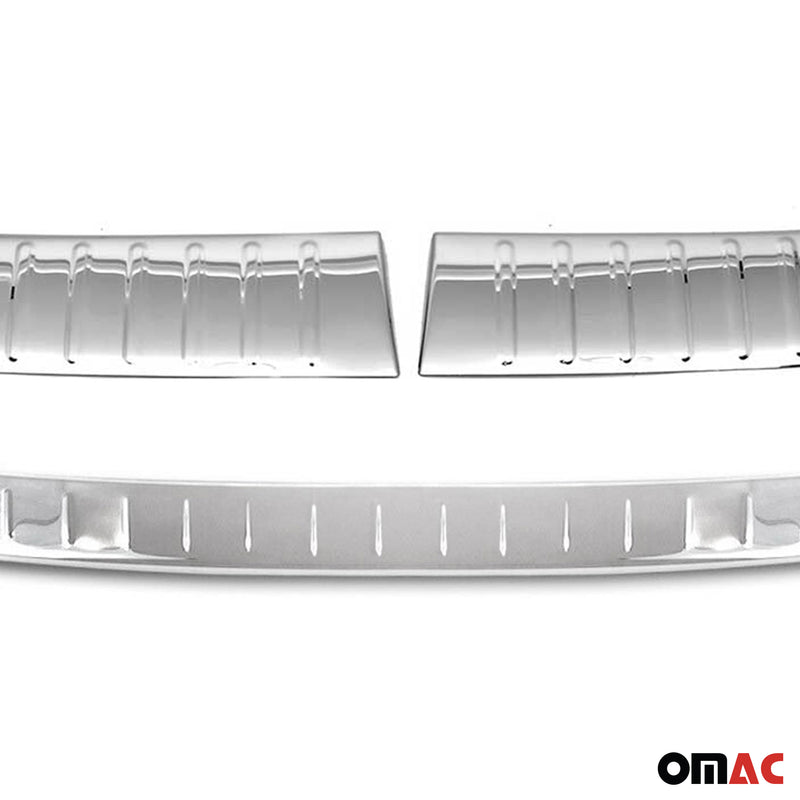 Kit Protection de Pare-Chocs arrière pour Hyundai Tucson 2021-2025 Brillant inox