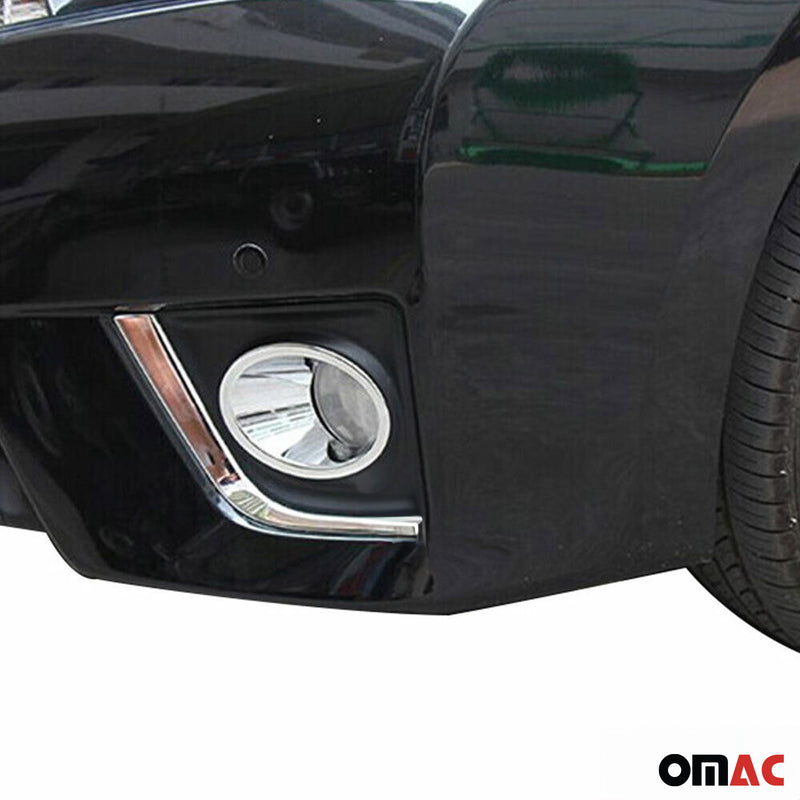 Cadres De Phares Antibrouillard pour Toyota Corolla 2013-2016 ABS 2 Pcs