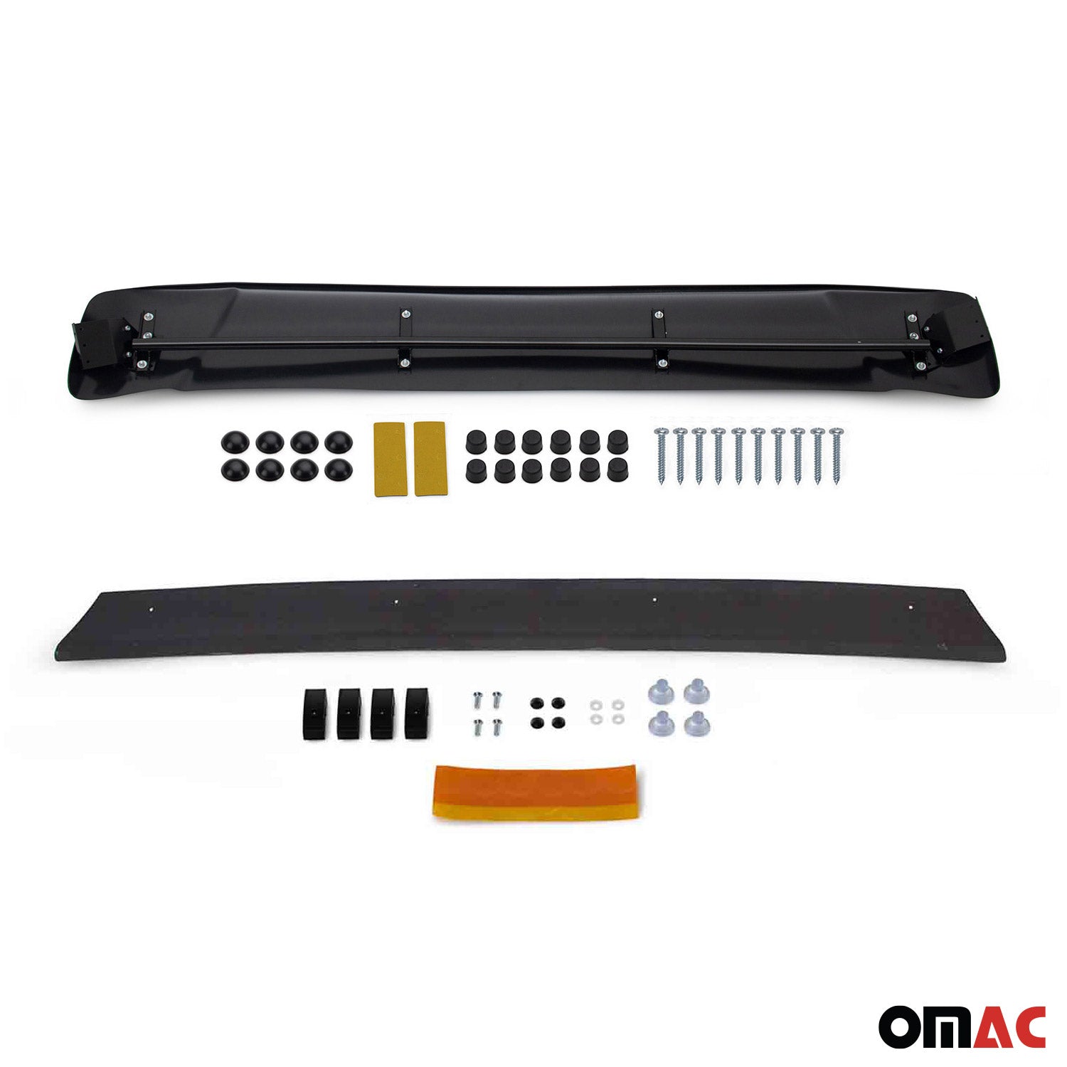 Set Déflecteur de Capot Visière Pare-brise pour Ford Transit 2000-2005 2x Acryl