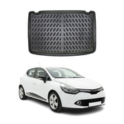 Tapis de coffre pour Renault Clio 4 HB 2012-2019 Noir 3D en Caoutchouc TPE