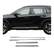 Bandes latérales de porte pour Hyundai Tucson 2022-2026 4Pcs en Acier Silver