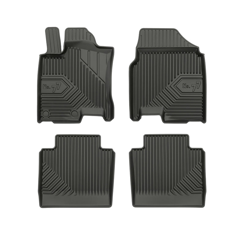 Tapis de Sol de Voiture pour Nissan Qashqai+2 I 2006-2013 TPE Imperméable 4Pcs