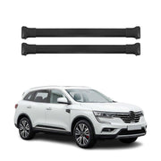 Barres De Toit Transversales pour Renault Koleos 2 (HC) 2016-2024 Noir Aluminium