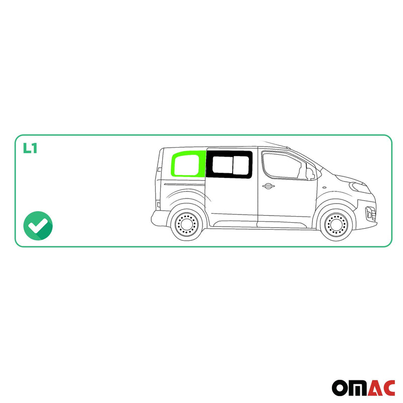Vitre de Porte pour Toyota Proace 2017-2024 L1 Arrière Droit Verre fixe