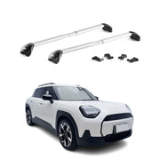 Barres de toit transversales pour Mini Aceman 2024-2026 Aluminium Gris ABE