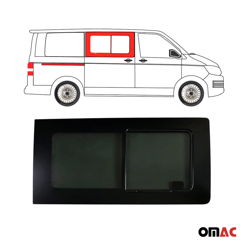 Vitre de Porte pour VW T5 2003-2015 L1 L2 Avant Droit coulissante