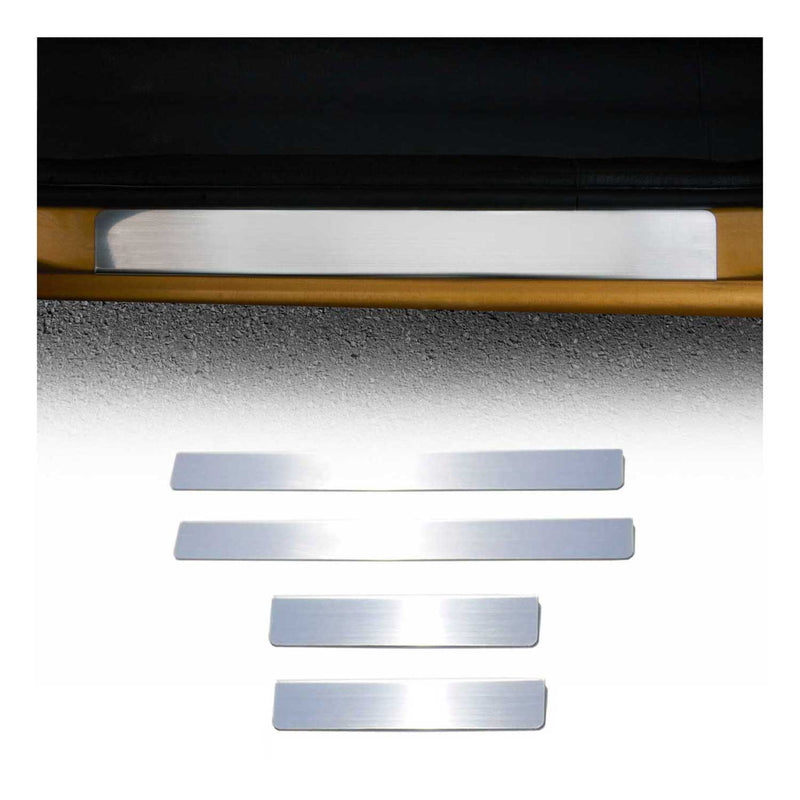 Seuils de porte pour Citroen C3 2002-2009 en acier inox Chromé