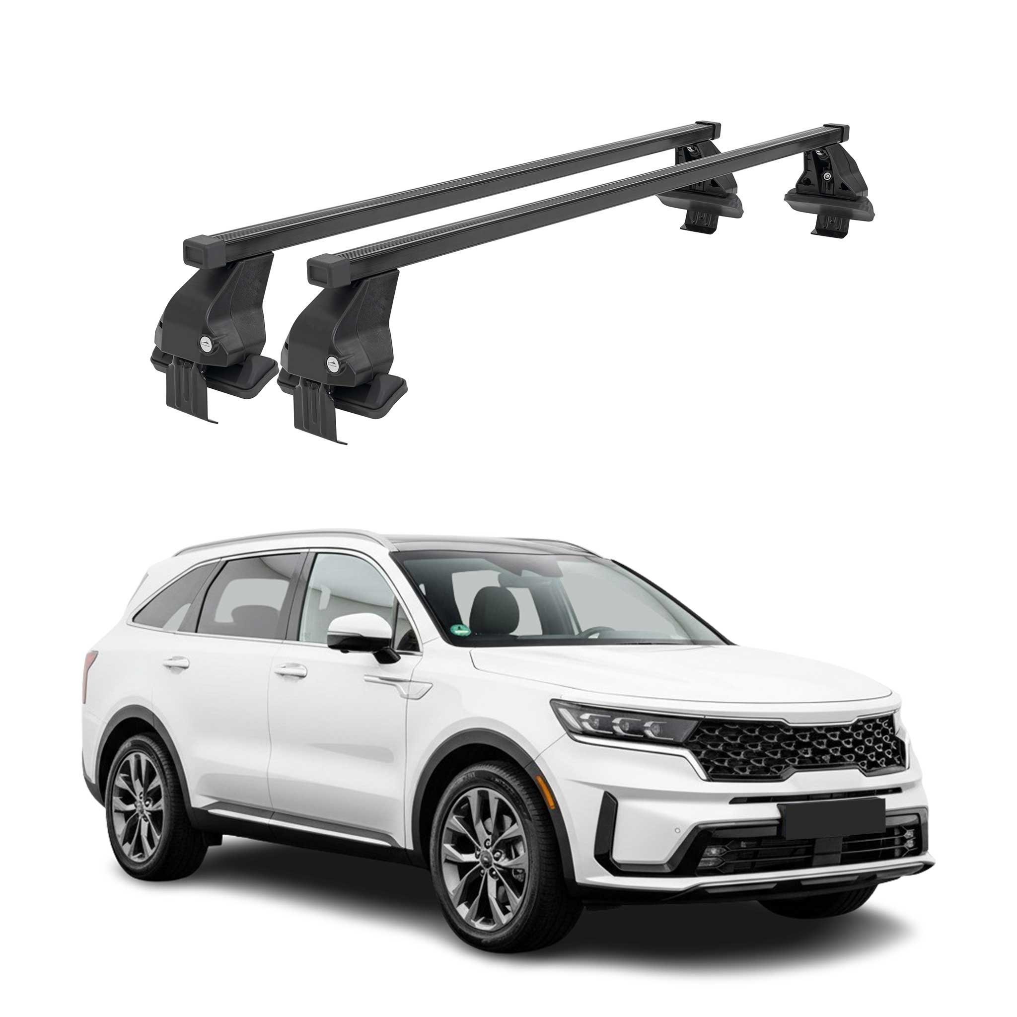 Barres Transversales Menabo pour Kia Sorento 2021-2026 Noir