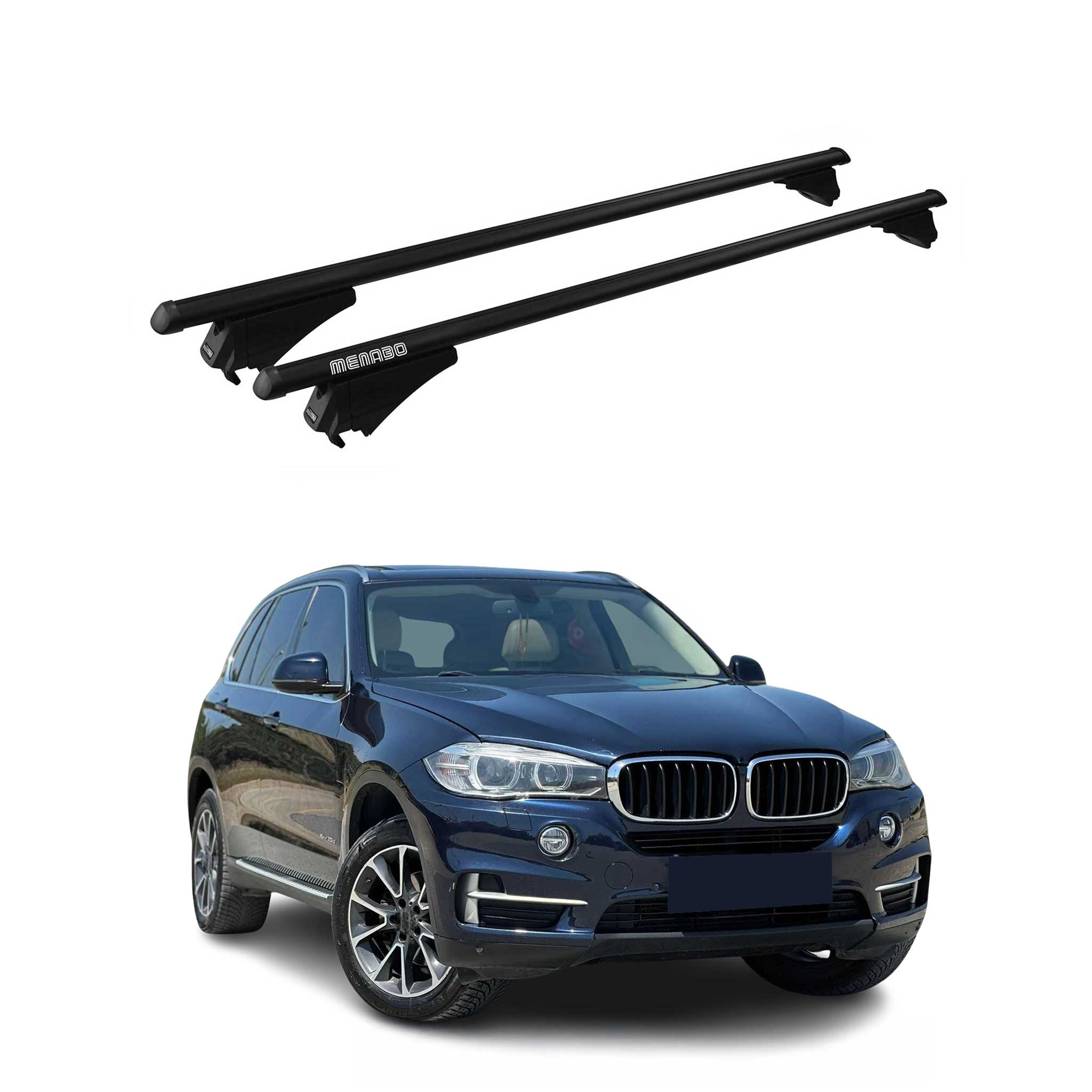 Tiger Barres de toit transversales pour BMW X5 F15 F85 2013-2018 Noir