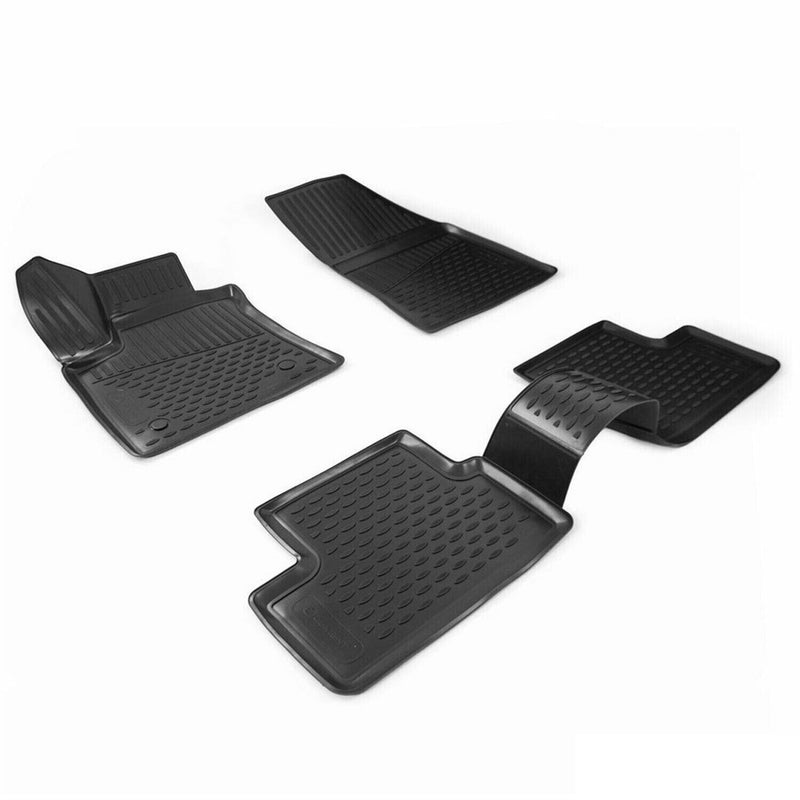 Tapis de sol pour Renault Megane 2016-2020 SD en caoutchouc TPE 3D Noir 4Pcs