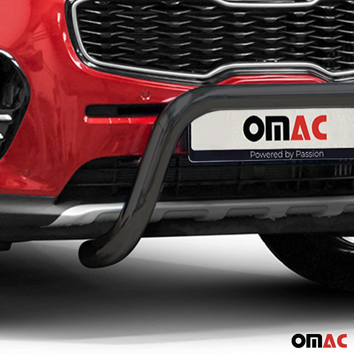 Pare-Buffle Avant Pour Kia Sportage 2015-2018 Acier Inoxydable Noir