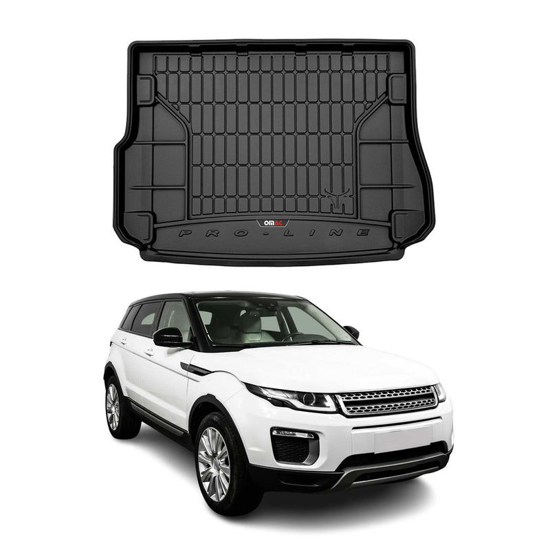Tapis de Coffre pour Land Rover Range Rover Evoque 2011-2018 TPE Noir
