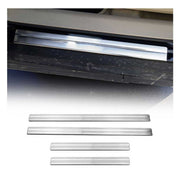 Couverture de Seuil de porte pour Nissan Navara 2005-2015 acier inox chromé 4Pcs
