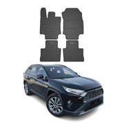 Tapis de Sol pour Toyota RAV4 2019-2022 Caoutchouc Noir