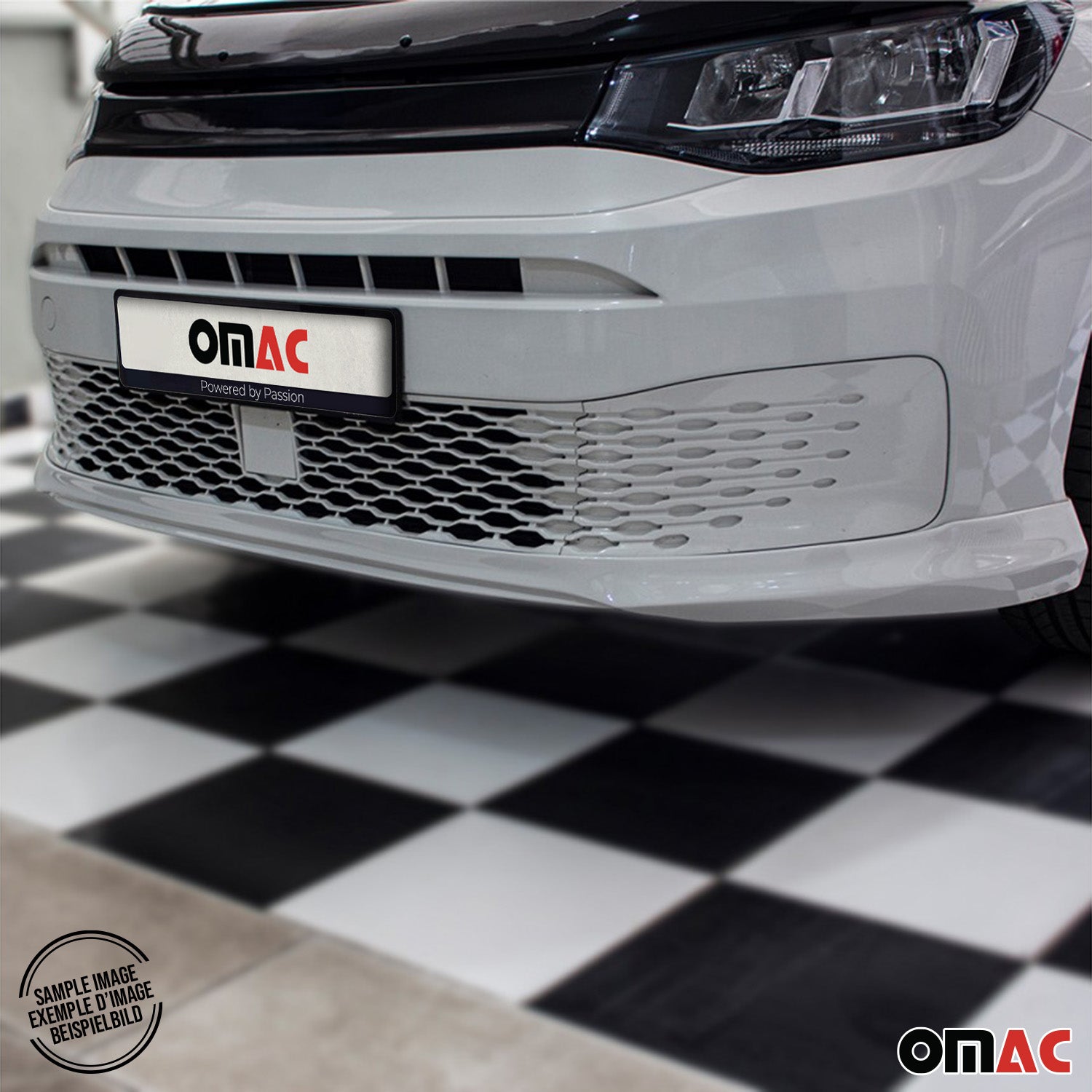 Pare-Chocs Avant Spoiler Splitter pour VW Caddy 5 2021-2026 L1/L2 renforcé