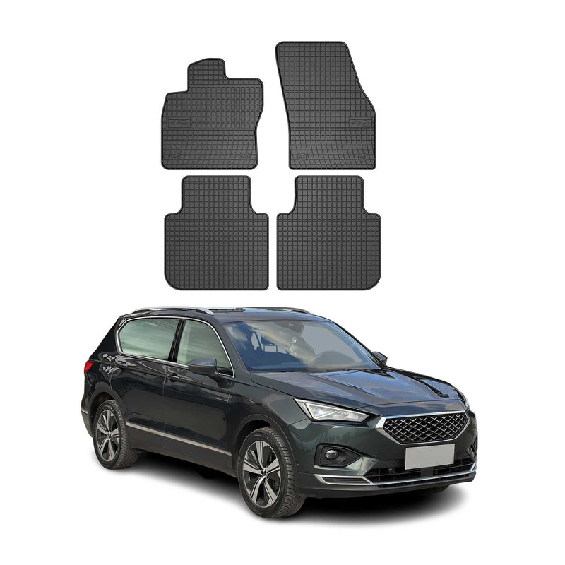 Tapis de Sol pour Seat Tarraco 2017-2022 Caoutchouc Noir