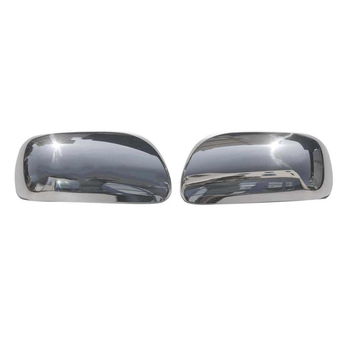 Coques de Rétroviseurs pour Toyota Corolla 2002-2007 en Acier Chromé Argent