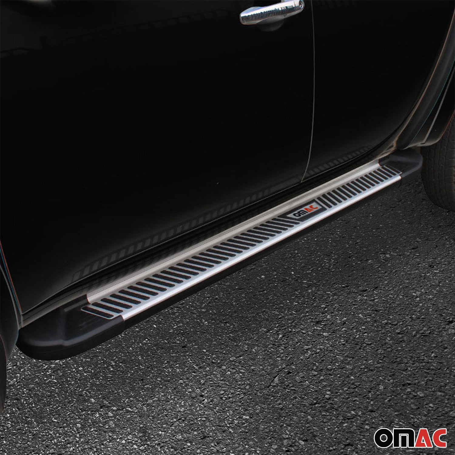 2019-2026 Nissan Juke II Marchepieds latéraux pédale Aluminium Noir Gris 2Pcs