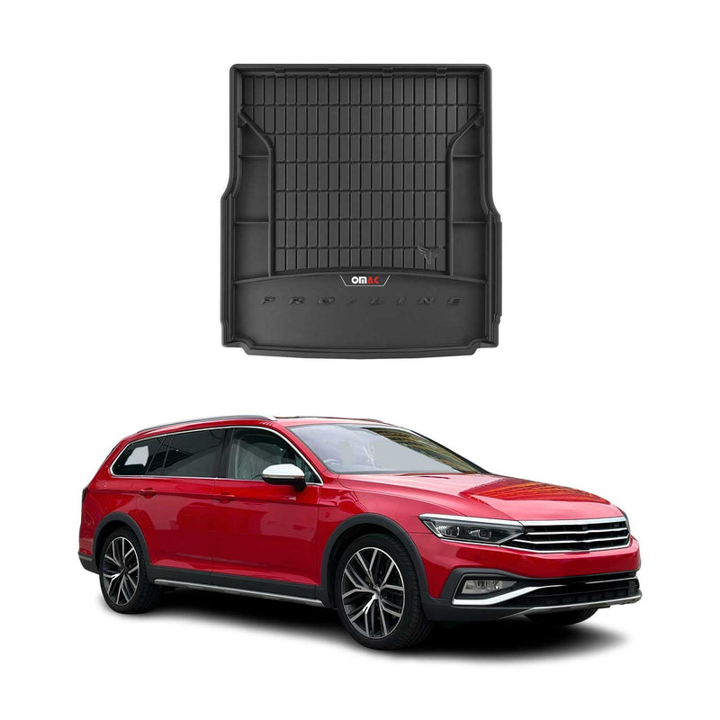 Tapis de Coffre pour VW Passat B8 Break 2014-2022 TPE Noir