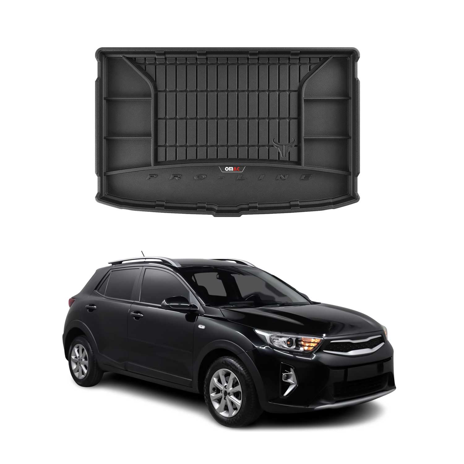 Tapis de Coffre pour Kia Stonic 2017-2025 TPE Noir