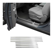 Couverture de Seuil de porte pour Mercedes Classe C W202 1993-2000 inox Brossé