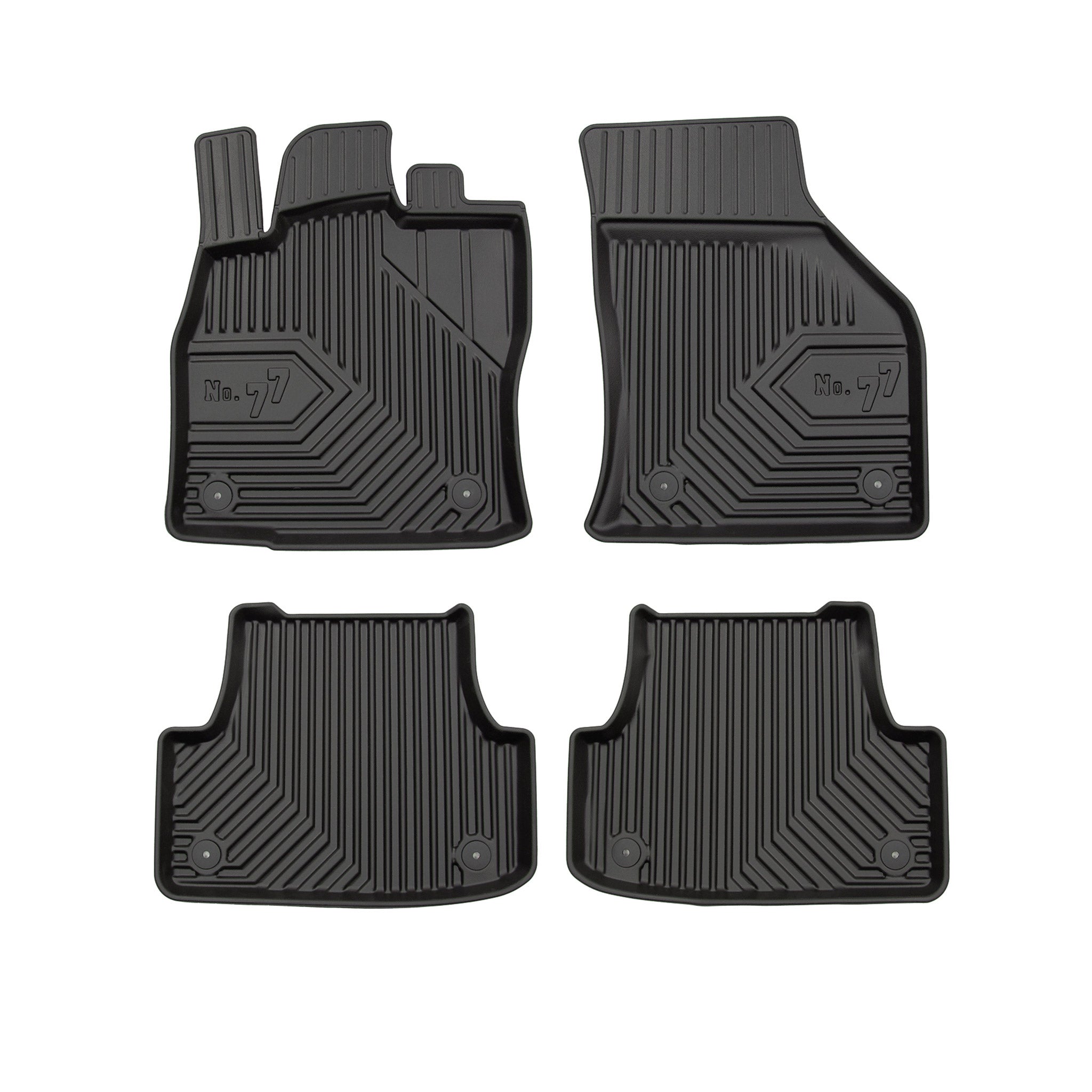Tapis de Sol de Voiture pour Audi A3 Berline 8V 2013-2020 TPE Imperméable 4Pcs
