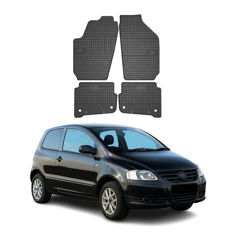 Tapis de Sol pour VW Fox 2004-2025 OMAC Noir Caoutchouc