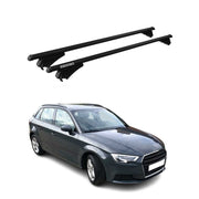 Tiger Barres de toit transversales pour Audi A3 8V Sportback 2012-2020 Noir