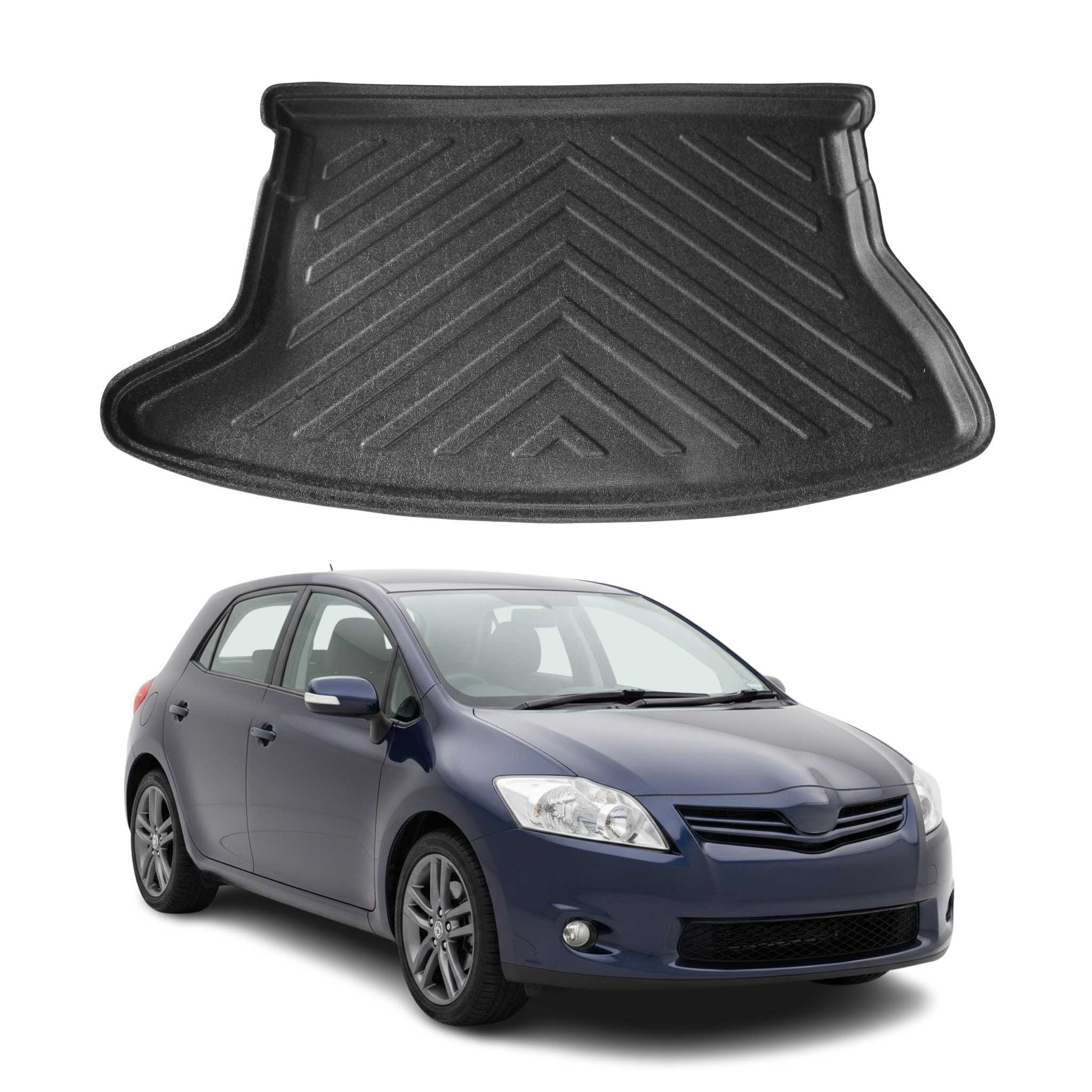 Tapis de Coffre pour Toyota Auris I Hatchback 2006-2012 en TPE Noir
