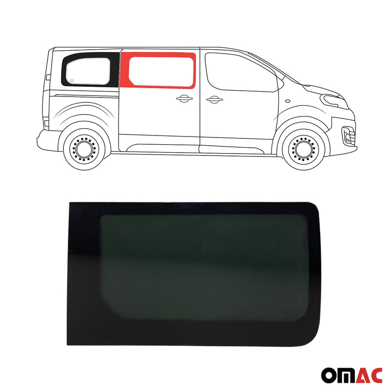 Vitre de Porte pour Citroen Jumpy 2017-2023 L2 L3 Avant Droit Verre fixe