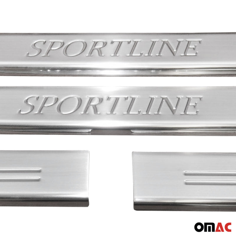 Couverture De Seuil De Porte Pour Range Rover Sport 2013-2025 Inox Chromé 4x