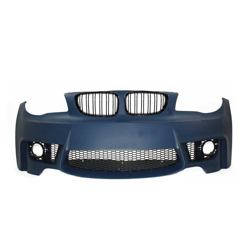 JOM Pare-chocs avant pour BMW Series 1 E81/E82/E87/E88 2004-2013 Plastique Noir
