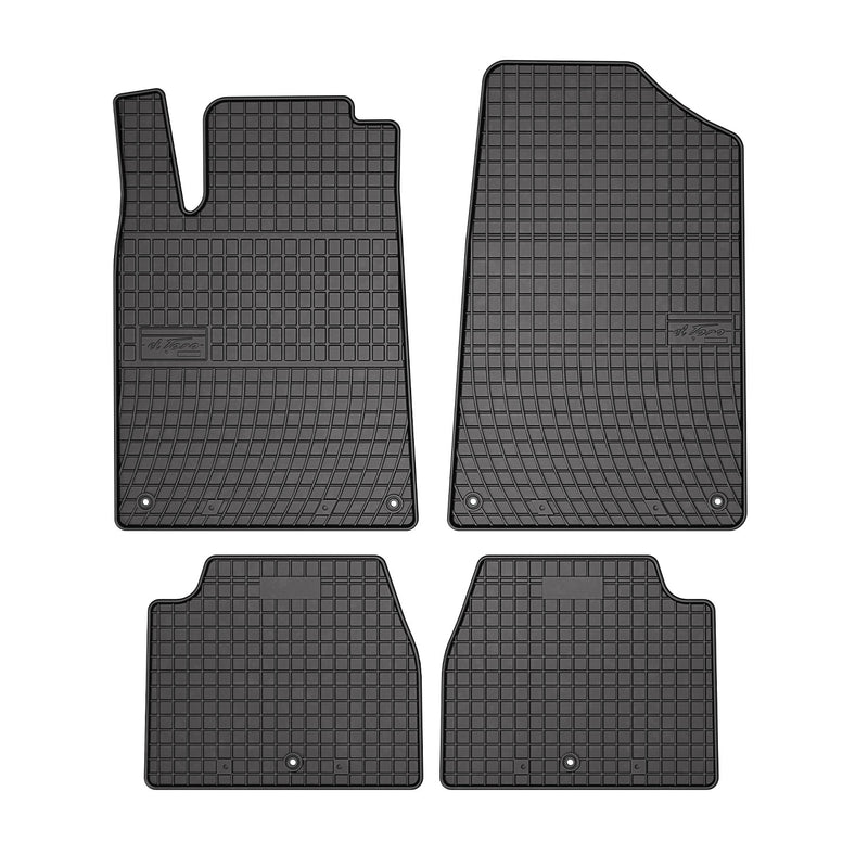 Tapis de Sol pour Peugeot 607 1999-2010 Caoutchouc Noir