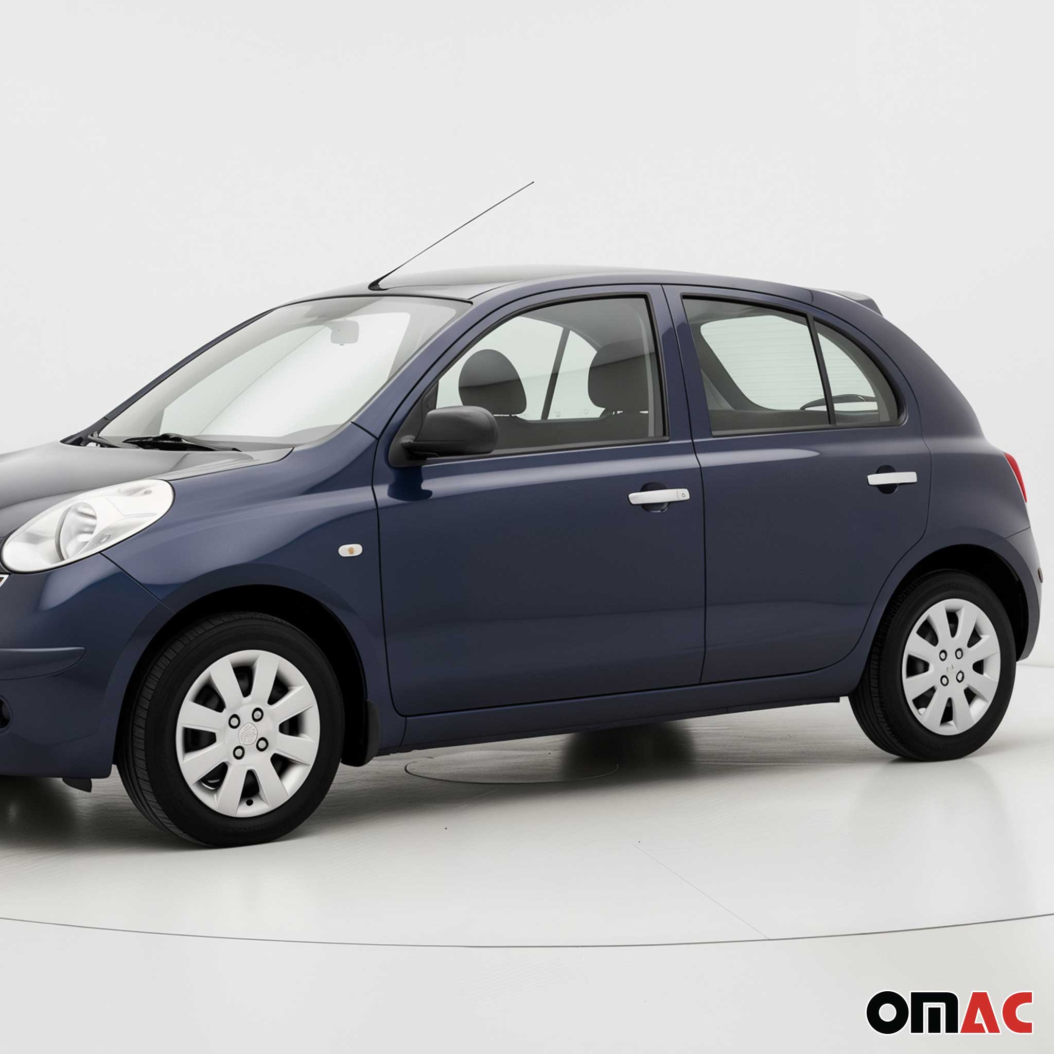 Couverture de poignée de porte pour Nissan Micra 2010-2017 en Acier Inoxydable