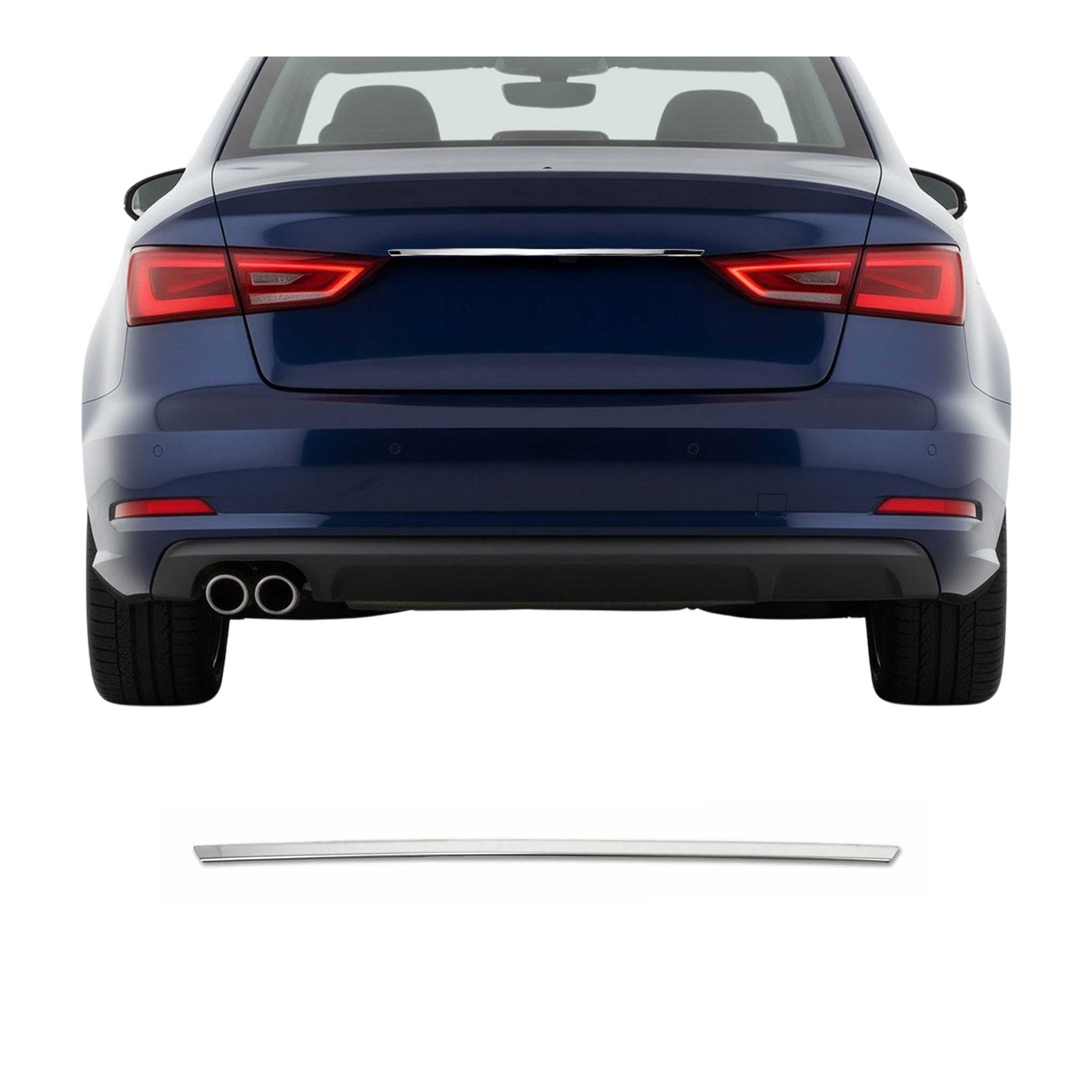 Couvercle de poignée de hayon pour Audi A3 8V Berline 2013-2020 acier inox