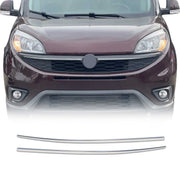 Moulure de Grille de Calandre pour Fiat Doblo 2015-2022 Chromé 2Pcs
