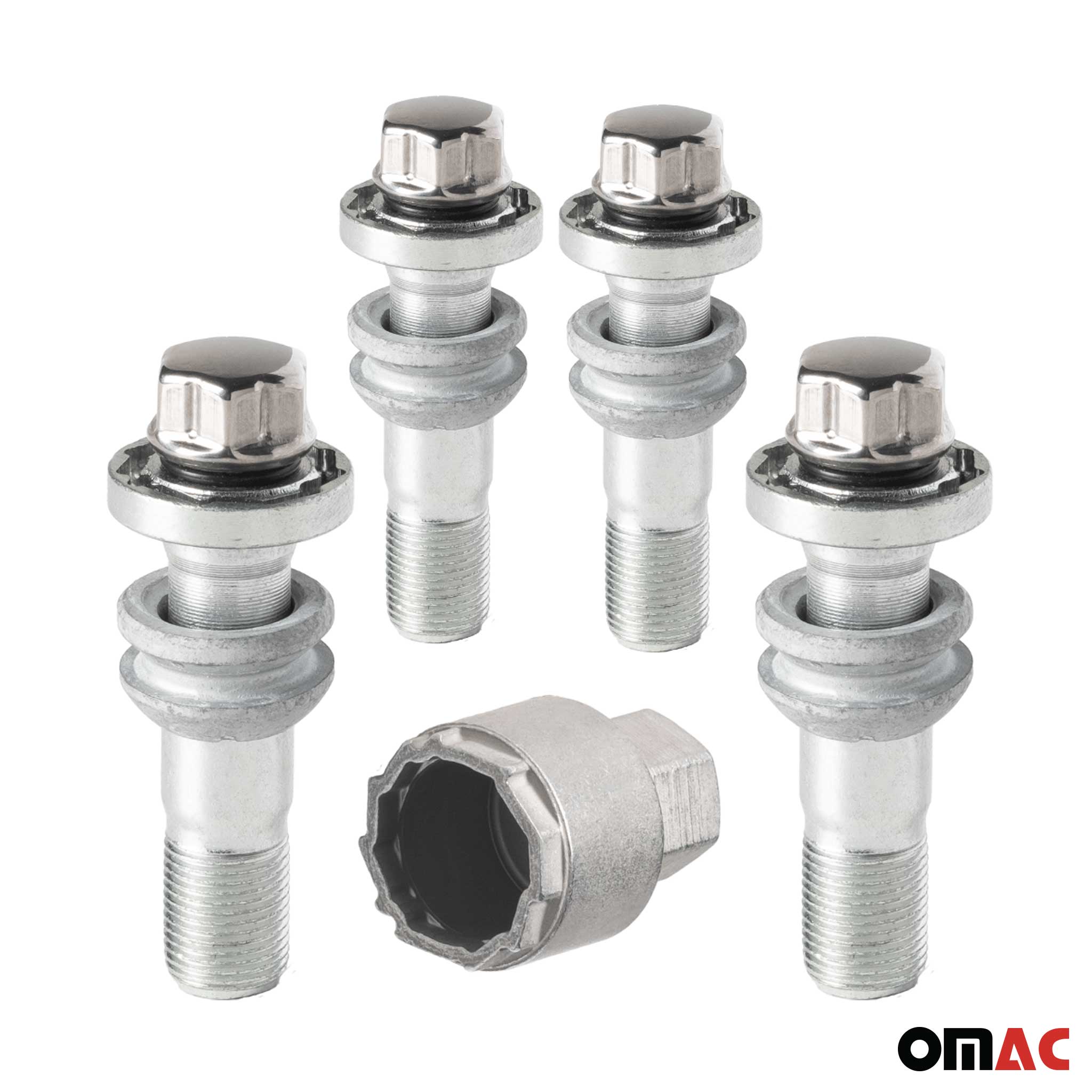 Vis de roue antivol pour Mercedes Classe X W470 2017-2020 Gris lot de 4 M15x1,25