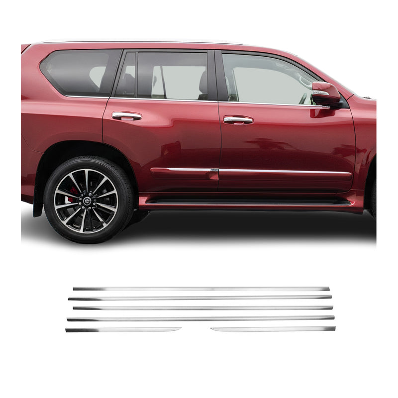 Garniture de Fenêtre pour Toyota Land Cruiser Prado 2009-2023 Acier Brossé 6x