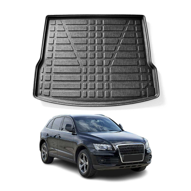 Tapis de coffre pour Audi Q5 8RB 2008-2017 caoutchouc TPE Noir