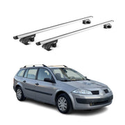 Barres de toit transversales pour Renault Megane II III Break 2003-16 Gris ABE