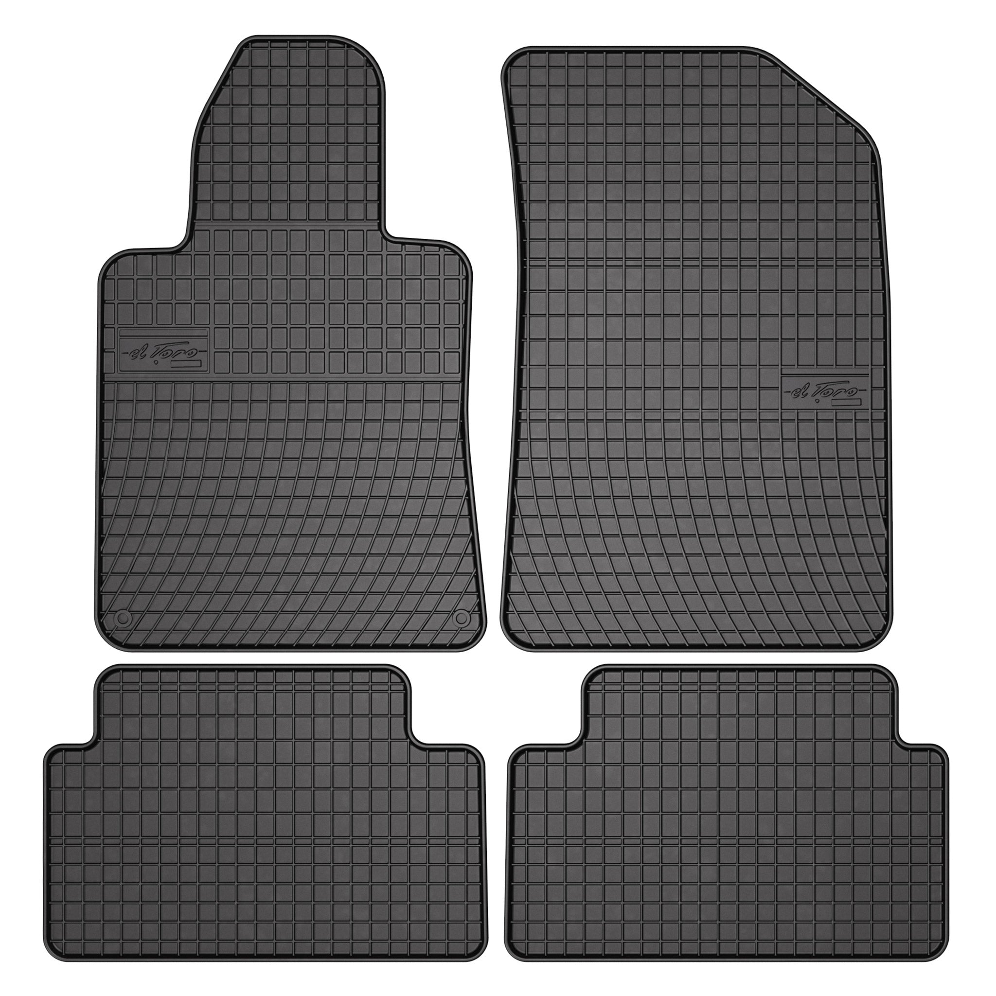 OMAC Tapis de Sol pour Peugeot 508 2010-2018 Caoutchouc Noir