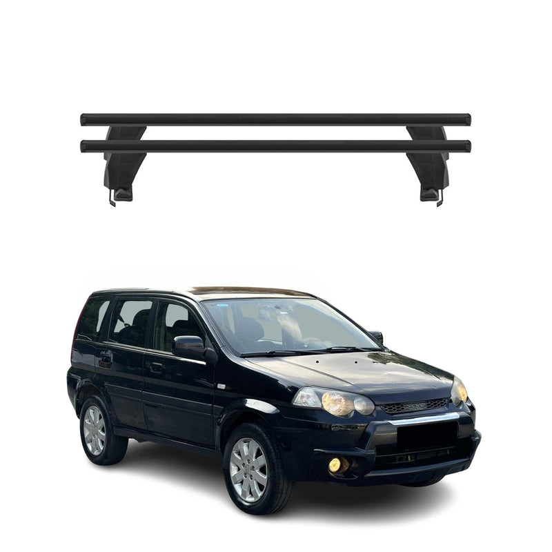 Barres de toit transversales pour Honda HR-V 3 Porte 1999-2006 Alu Noir 2x